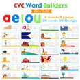 thumbnail image 3 of Springflower Ver y deletrear Letras a juego Juguete educativo de aprendizaje para niños y niñas de 3 4 5 6 años Actividades de aprendizaje preescolar Juego de reconocimiento de formas y colores Cvc Co, 3 of 5