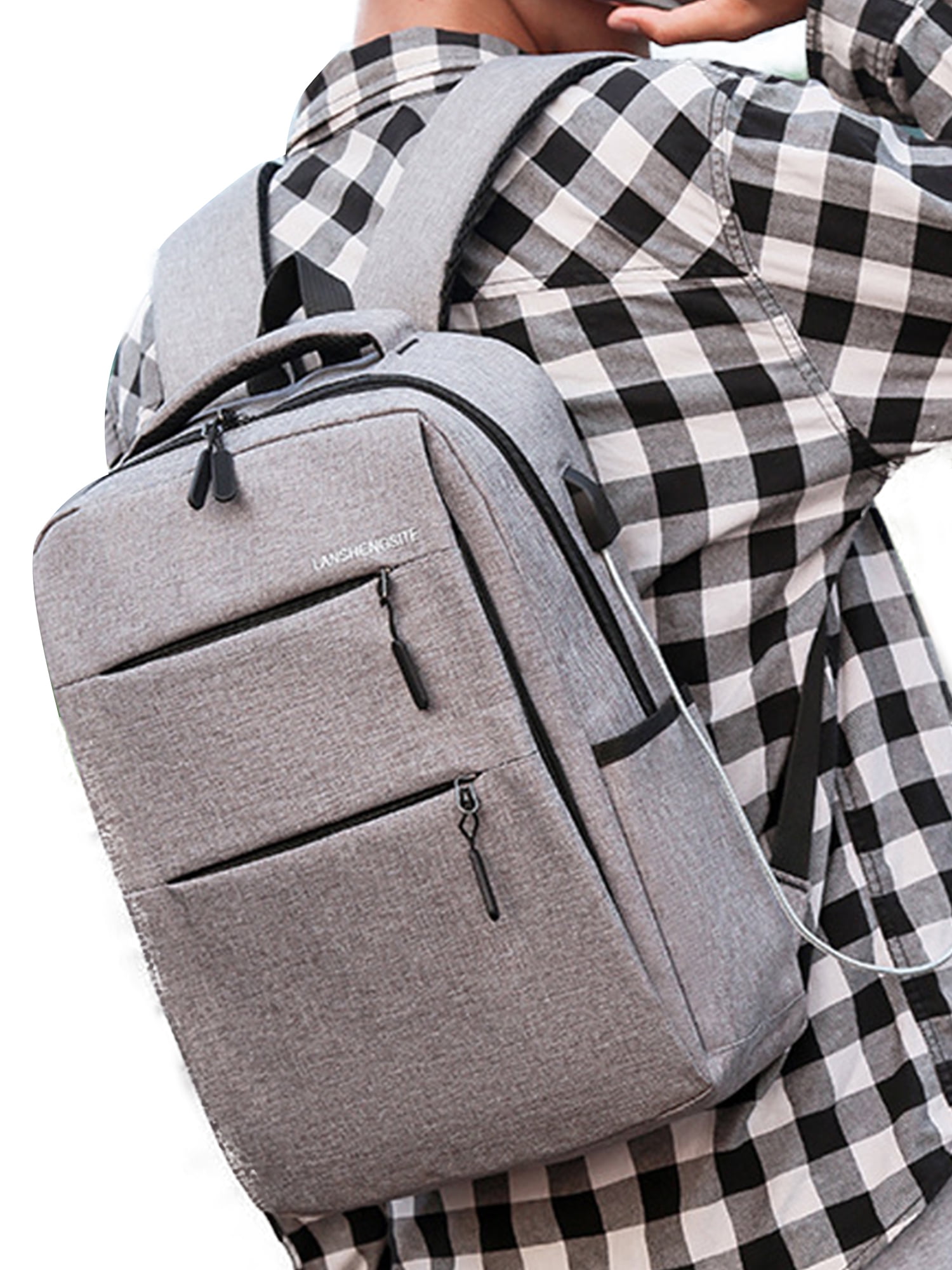 unisex usb charging backpack