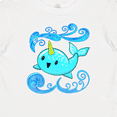 thumbnail image 4 of Inktastic Cute and Playful Narwhal Boys or Girls Baby T-Shirt, 4 of 5