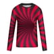 thumbnail image 4 of Blusas y camisas de manga larga con cuello redondo para hombre, blusa informal de manga larga con cuello redondo y estampado de rayas, blusa de poliéster para hombre, 4 of 4