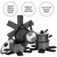 Thyme & Table NonStick 12 Piece Cookware Set, Black Sea