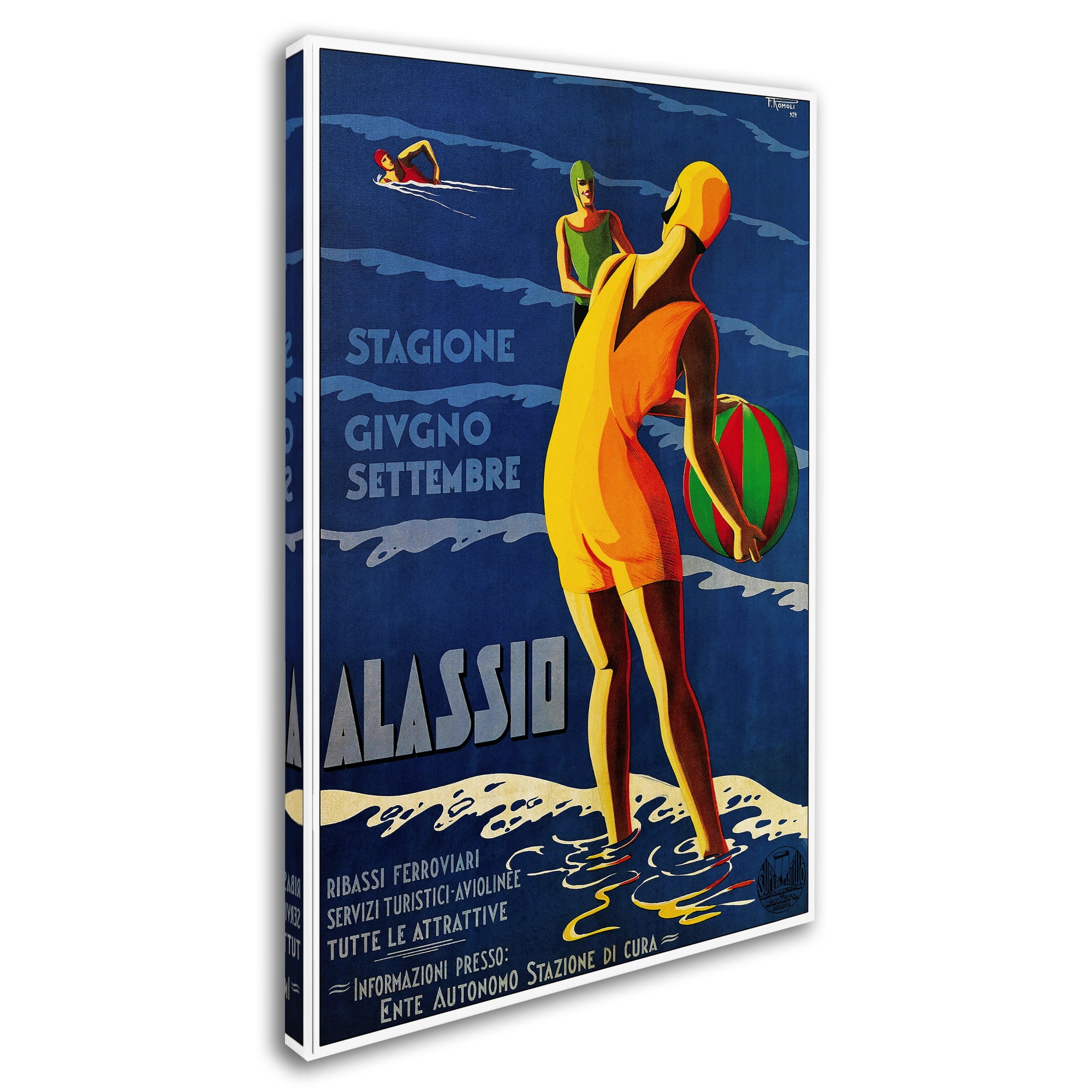 Trademark Fine Art 'Travel 45 II' Canvas Art by Vintage Lavoie
