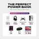 thumbnail image 3 of Banco de Energía STATIK SmartCharge 5 en 1 Blanco con Enchufe de Pared y Cables USB C Integrados Com, 3 of 8