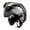 Glossy Black, variant on 1Storm New Motorcycle Modular Flip up Full Face Helmet Dual Visor: HJK910 DSPORT Race Blue