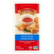 Twin Dragon Refrigerated Plant-Based Wonton Wraps, 14 oz