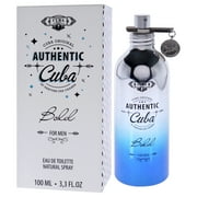 Cuba Cuba Authentic Bold , 3.3 oz EDT Spray