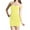 Yellow, variant on Giftesty Womens Dresses Clearance Womens Solid Color Elastic Buttocks Wrapped Chest Ultra Short Skirt Strapless Dress Sleeveless Round Neck Dress