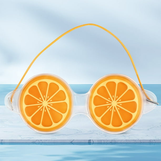 Mascarilla de hielo de frutas para tratar la hinchazón de los ojos parches para los ojos de belleza almohadillas de Gel para ojos fríos/calientes