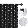 thumbnail image 4 of Blackout Kids Curtains,Black White Halloween Bat Moon Spider Pattern Childrens Insulated Curtains Set Of 2,Bedroom Essentials,Toddler Room Decor 42"x54", 4 of 5