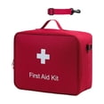 thumbnail image 3 of BELOVING First Aid Bag Lightweight Multiple Compartments for Travel Workplace Cycling Red, 3 of 10