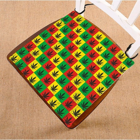 

PHFZK Leaf Chair Pad Leaves Seat Cushion Chair Cushion Floor Cushion Two Sides Size 18x18 inches