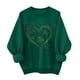 thumbnail image 4 of Xuyuer St. Patrick's Day Women's Printed Sweatshirt Long Sleeve Crewneck Casual Loose Vintage Graphic Pullover Tops, 4 of 7