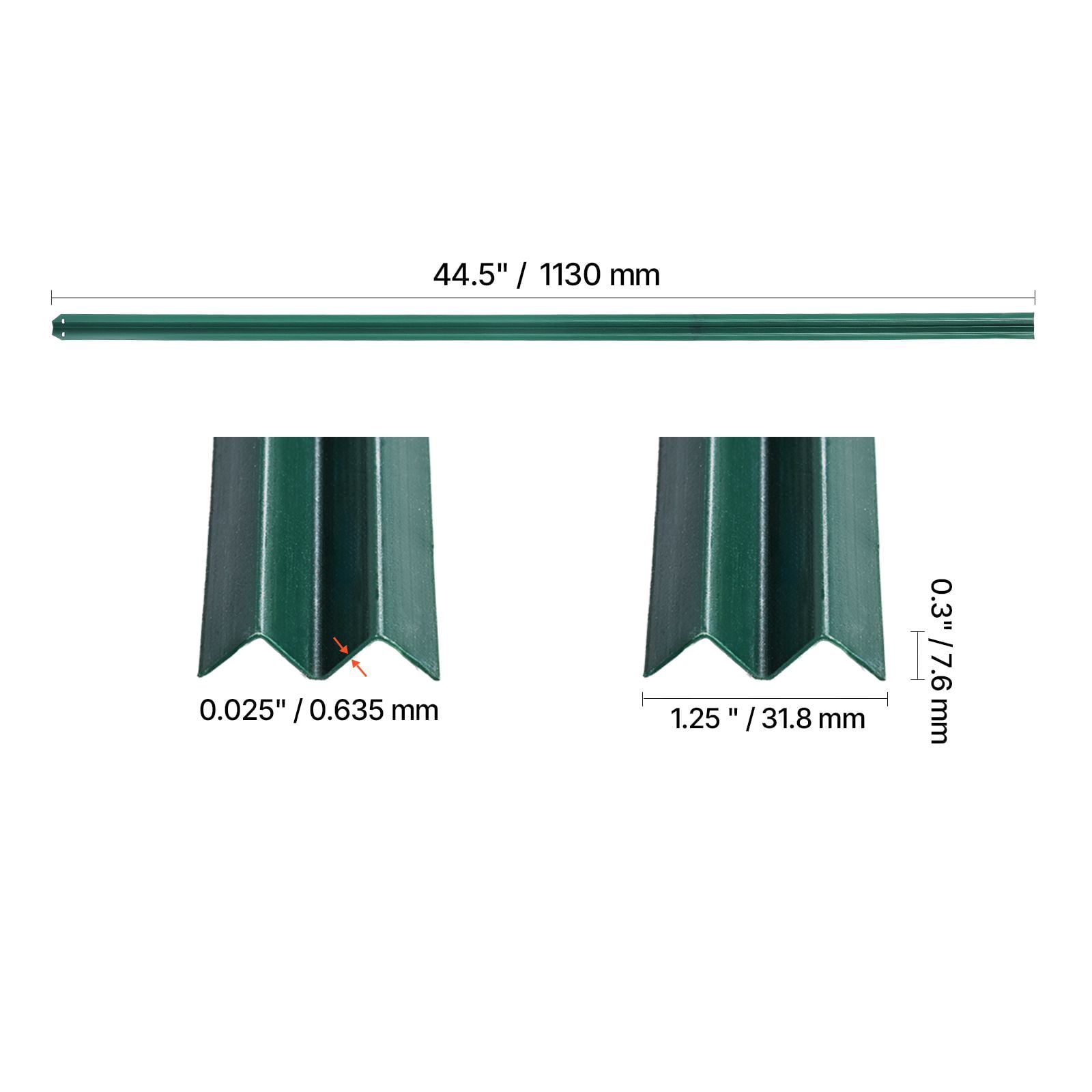 Single-Wall Privacy Slats for 4' High Chain Link Fence, 44.5" Length, HDPE Material, 85% Privacy, 82 Slats per Box, Bottom Locking Design