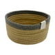 thumbnail image 5 of Cesta de almacenamiento Cesta tejida Cestas de almacenamiento Cesta de servicio Contenedores de almacenamiento de gran capacidad para gabinetes Dormitorios universitarios 20cmx10cm Gris, 5 of 8