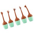 thumbnail image 4 of Tea Strainer?Dekaim 5Pcs Cute Tea Infuser Filter Portable Silicone Tea Leaf Brewing Strainer Device Accessories, 4 of 7