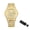Gold, variant on Men's Luxury Rhinestone Watch Analog Quartz Wristwatch