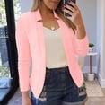 thumbnail image 2 of fatyb Plus Size Blazers for Women Business Casual Open Front Suit Jackets Professional Work Blazers, 2 of 6