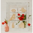 thumbnail image 6 of Chunky Cupid Heart Cutout for Crafts 6 inch, Pack of 3 Valentines Day Farmhouse Decor for Tiered Tray & Love Gifts, by Woodpeckers, 6 of 7