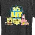 thumbnail image 3 of SpongeBob SquarePants - It's Lit Hanukkah - Women's Lightweight French Terry Pullover, 3 of 6
