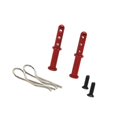 thumbnail image 4 of Almencla 2x RC Body Post Aluminum Shell Holder Mounts for 1/12 1/14 Crawler Car Truck red, 4 of 8