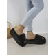 thumbnail image 4 of Women's Crossed Design Thick Bottom Plush Slippers With Soft Bottom, Indoor Shoes, 4 of 4
