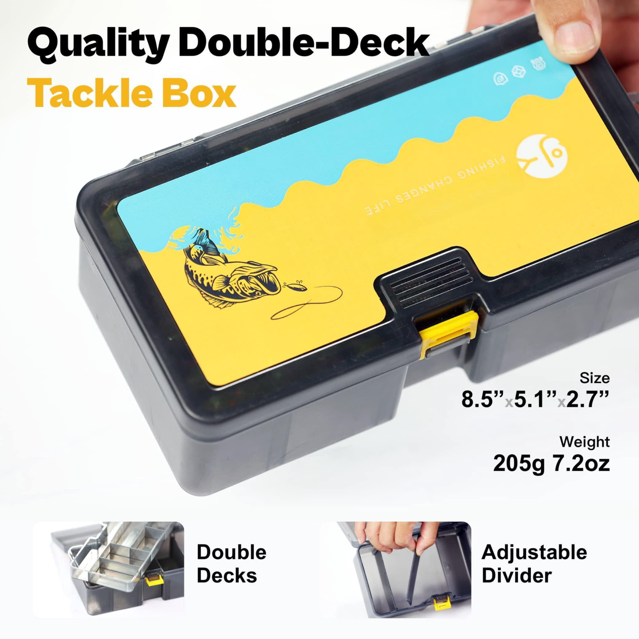 Bass Fishing Lures Kit For Freshwater With Animated Swimbait Topwater Plopper Chatterbait Crankbait Soft Plastic Baits Set Tackle Box Included