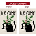 thumbnail image 5 of Spring Cat Tulip Garden Flag 12x18 Vertical Double Sided Welcome Easter Farmhouse Holiday Outside Decorations Burlap Yard Flag BW767, 5 of 6