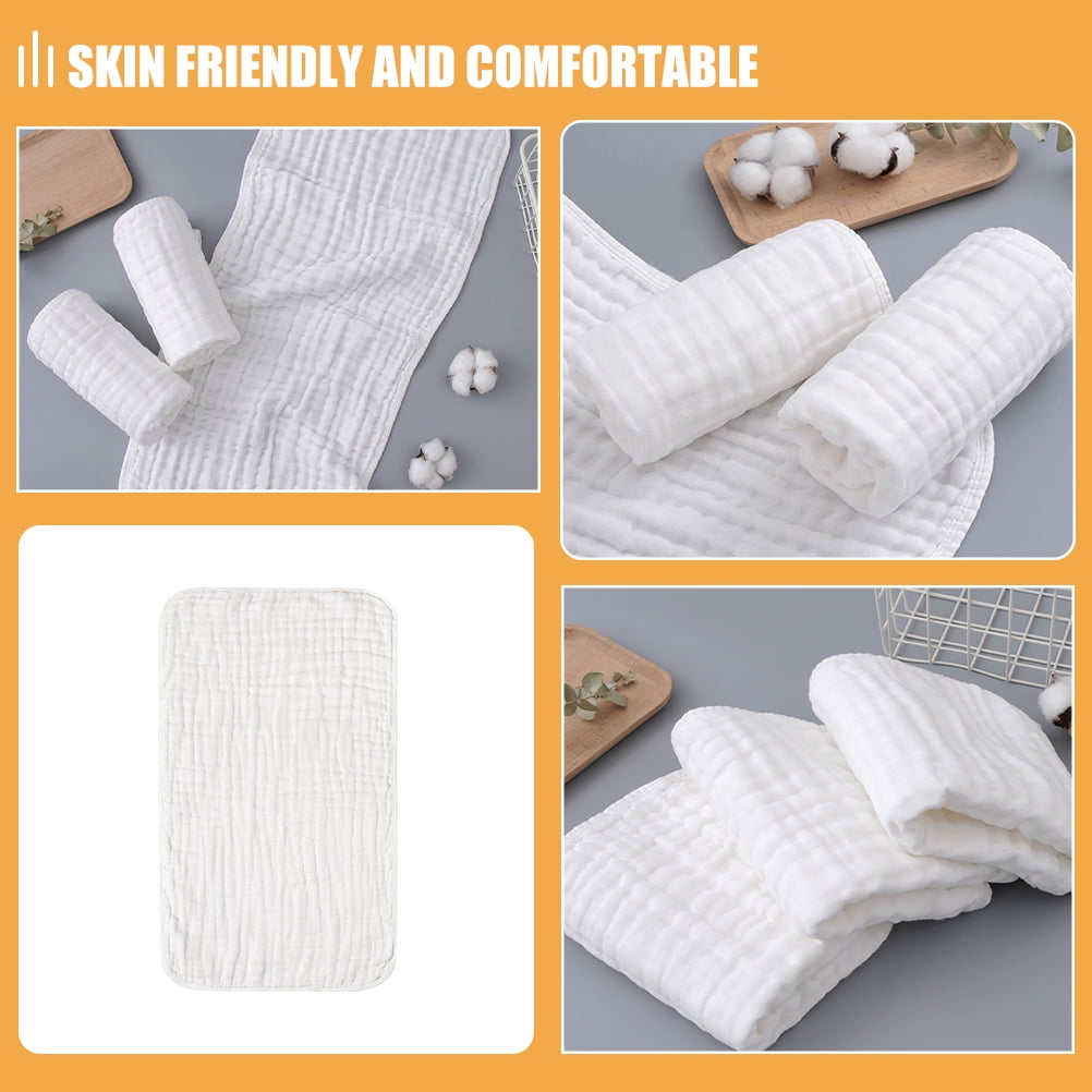 ETHZZLE 4 Pcs Cotton Washcloths for Face Washing Ultra Soft Towels for Daily Use
