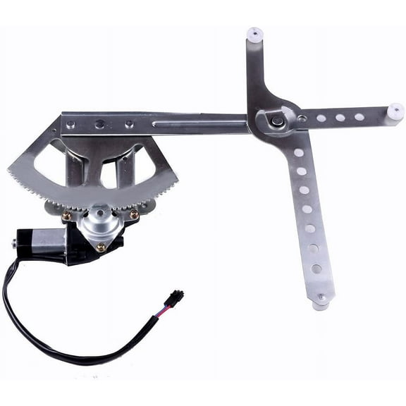 SCITOO Front Left Driver Side Window Regulator Assembly W/ Motor Compatible with 1988-1999 For Chevy K1500 1988-2000 For GMC K3500 1992-2000 For GMC Yukon 22071949 741-655