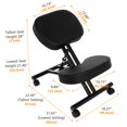 thumbnail image 4 of Legooin Ergonomic Kneeling Chair with Thick Memory Foam Cushion, Rolling Height Adjustable Kneeling Chair, Knee Support for Back Pain Relief and Improved Posture, with Brake Casters, 4 of 8