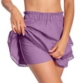 thumbnail image 2 of Aboser Bohemian Layers Skorts for Women Ruffles High Waisted Mini Skirts Flowy Tiered Skorts Summer Trendy Casual Shorts Beach Vacation Clothes 2026, 2 of 8