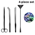 thumbnail image 1 of Pinzas para plantas acuáticas, herramienta de espátula de tijera, raspadores de acuario, herramientas de plantas de acuario de acero inoxidable 4 en 1 para kits de iniciación de peces y kit de, 1 of 8