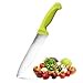 thumbnail image 3 of Cook N Home 8-Inch Multipurpose Stainless Steel Chef's Knife, Green, 3 of 4