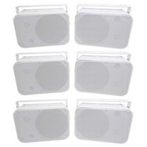 (6) Rockville HP65S-8 6.5" Outdoor/Indoor Home Theater Speakers Swivel Brackets