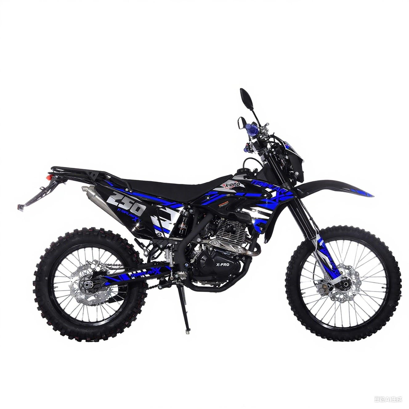 X-Pro Brand New Templar X 250cc Dirt Bike, with 6 Manual Transmission E-Start 21"/18" Wheels