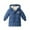 Blue, variant on BULLPIANO Kids Boys Girls Long Coat Hooded Warm Padded Jacket Toddler Baby Winter Puffer Snowsuit Outerwear 1-7Y