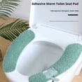 thumbnail image 2 of Misright Warm Toilet Seat Cover Pad Fleece Cold Weather Use Machine Washable, 2 of 9