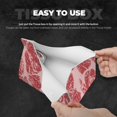 thumbnail image 3 of Cauagu Red Meat for Large Tissue Box Cover Rectangular–Plus Size Rectangle Tissue Box Holder Long Tissue Holder for Bathroom/Car/Office Decor 7.9X4.9X4.9'', 3 of 7