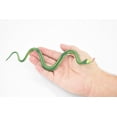 thumbnail image 2 of Snake, Garter snake, Green, Rubber Reptile, Educational, Realistic Hand Painted, Figure, Lifelike Model, Figurine, Replica, Gift, 10" F2087B142, 2 of 8