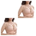 thumbnail image 2 of Sonducket Sujetador de copa profunda con aros para mujer, ropa interior deportiva con cierre en la espalda, sujetador de cobertura completa, ropa Type32 NO32, 2 of 6