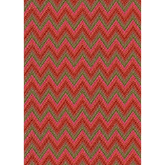 Ahgly Company Indoor Rectangle Patterned Red Novelty Area Rugs, 2' x 5'