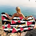 thumbnail image 6 of Needhep Giant Beach Towel Blanket,Oversized Bath Towels, Beach Towels for Women, Striped Beach Towel, Beach Towel Set (D), 6 of 7