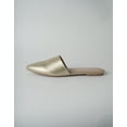 thumbnail image 2 of J. Adams Lennox Mules for Women - Black Vegan Leather Pointed Toe Slides, 2 of 6