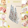 thumbnail image 3 of Dreamtimes Winter Scenery Funny Snowmen Baby Muslin Washcloths Face Towel, 3 PCS Merry Christmas Burp Cloths Cotton Wipes Infant Wash Cloth for Newborn Boys Girls 12x12 inches, 3 of 7