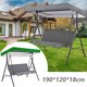 thumbnail image 1 of Muyoka Asiento de columpio, toldo de repuesto grande a prueba de agua, silla de columpio, cubierta de hamaca portátil y plegable para balcón de jardín al aire libre (solo cubierta) Muyoka Hogar, 1 of 7