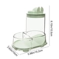 thumbnail image 3 of CuiLiyq Hamster Food Bowl, Small Pet Feeder Non Spill Plastic Feeding Bowl for Hamster Gerbil Mouse Hedgehog (Green), 3 of 8