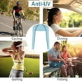 thumbnail image 3 of 4 Pairs Cooling Shawl Arm Sleeves Sun Protection with Finger Hole for Golfing, Driving, Riding, Fishing, 3 of 5