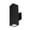 Black, variant on Wac Lighting Dc-Wd06-Ss Cube Architectural 2 Light 18" Tall Led Outdoor Wall Sconce -