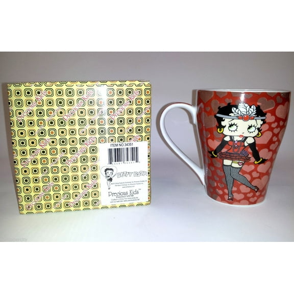 Betty Boop 12oz Coffee Mug with Gift Box Tea Cup Ceramic Mug with Gift box