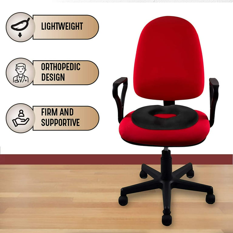 Benazcap X Large Memory Seat Cushion for Office Chair Ergonomic